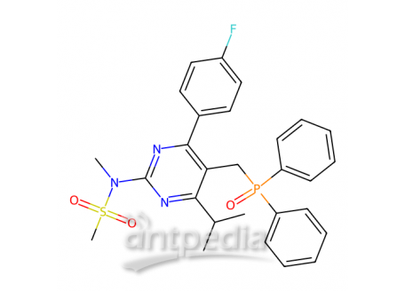 N-[5-(二苯基膦酰甲基)-4-(4-氟苯基)-6-异丙基嘧啶-2-基]-N-甲基甲磺酰胺，289042-10-0，97%