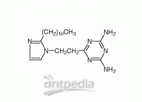 2,4-二氨基-6-[2-(2-十一烷基-1-咪唑基)乙基]-1,3,5-三嗪