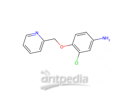3-氯-4-(2-吡啶基甲氧基)苯胺，524955-09-7，>98.0%(HPLC)
