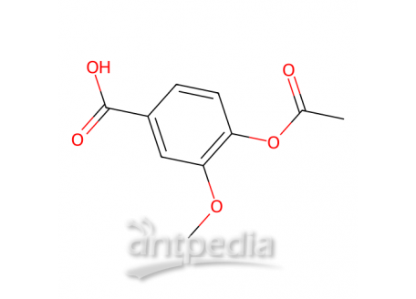 4-乙酰氧基-3-甲氧基-苯甲酸，10543-12-1，98%