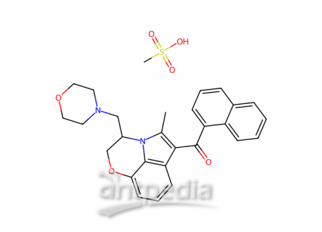 （R）-（+）WIN 55,212-2甲磺酸盐，131543-23-2，≥98%(HPLC)