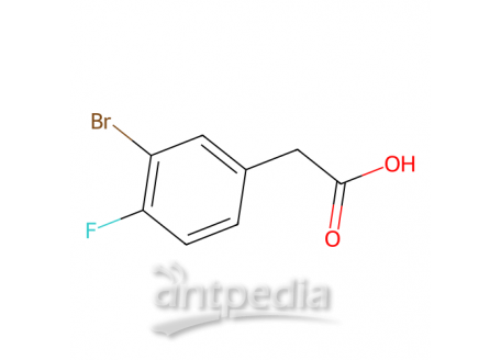 3-溴-4-氟苯乙酸，194019-11-9，96%
