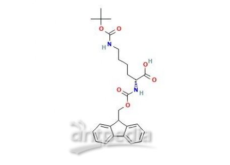 N-alpha-芴甲氧羰基-N-epsilon-叔丁氧羰基-D-赖氨酸，92122-45-7，99%