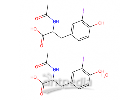 N-乙酰基-3-碘-L-酪氨酸一水合物，23277-49-8，98%
