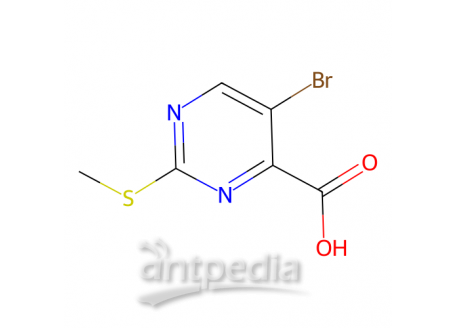5-溴-2-(甲硫基)嘧啶-4-羧酸，50593-92-5，>97.0%(T)