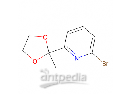 2-溴-6-(2-甲基-1,3-二氧戊环-2-基)吡啶，49669-14-9，>97.0%