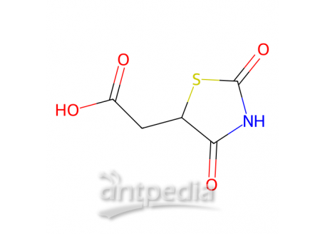2-(2,4-二氧代噻唑烷-5-基)乙酸，875-97-8，98%