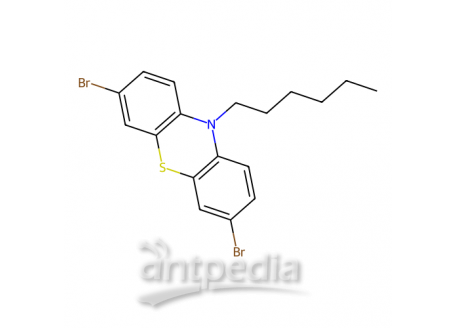 3,7-二溴-10-己基吩噻嗪，312924-93-9，98%