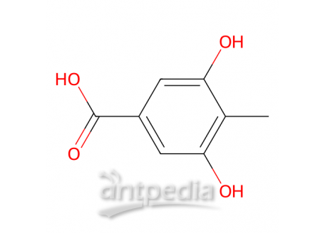 3,5-二羟基-4-甲基苯甲酸，28026-96-2，97%