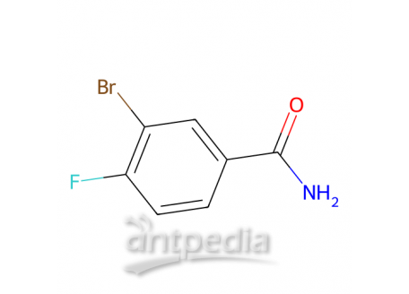 3-溴-4-氟苯甲酰胺，455-85-6，96%