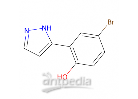 4-溴-2-(1H-吡唑-3-基)苯酚，99067-15-9，98%
