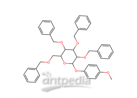4-甲氧苯基-2,3,4,6-四-O-苄基-β-D-吡喃半乳糖苷，143536-99-6，98%