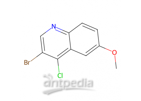 3-溴-4-氯-6-甲氧基喹啉，1203579-29-6，97%