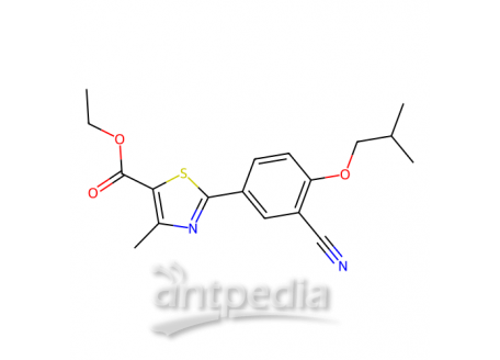 2-(3-氰基-4-异丁氧苯基)-4-甲基-5-噻唑羧酸乙酯，160844-75-7，98%