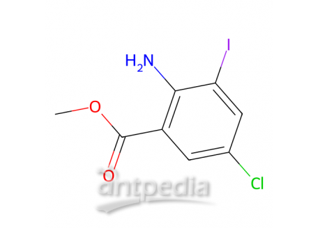 2-氨基-5-氯-3-碘苯甲酸甲酯，289039-84-5，97%