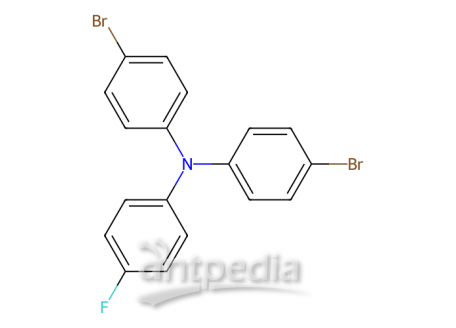 N,N-双(4-溴苯基)-4-氟苯胺，1429194-04-6，98%
