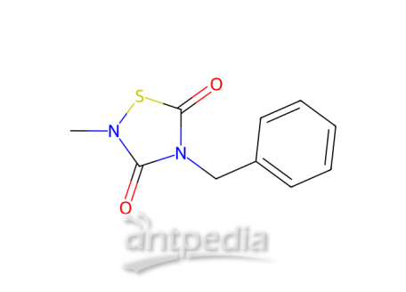 4-苯甲基-2-甲基-1,2,4-噻二唑烷-3,5-二酮，327036-89-5，≥98%