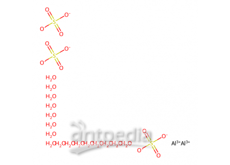 硫酸铝十六水合物，16828-11-8，≥95.0%