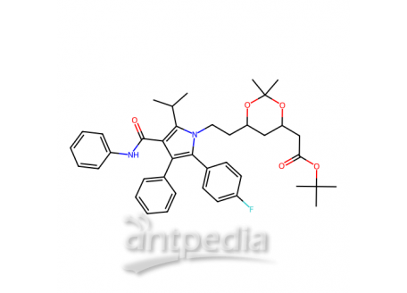 阿托伐他汀丙酮化合物叔丁酯，125971-95-1，97%