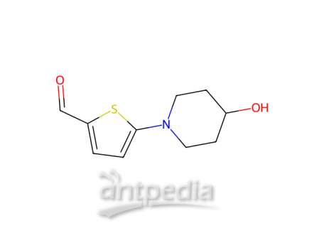 5-(4-羟基哌啶-1-基)噻吩-2-甲醛，207290-72-0，>98.0%