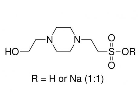 4-(2-羟乙基)-1-哌嗪乙烷磺酸半钠盐，103404-87-1，99%