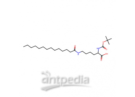 Nα-叔丁氧羰基-Nε-十四酰-L-赖氨酸，2173052-71-4，97%
