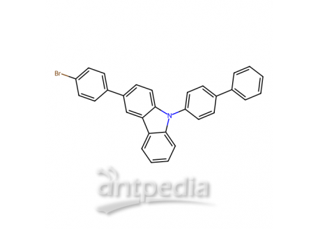 9-(4-联苯基)-3-(4-溴苯基)咔唑，1028648-25-0，>98.0%(HPLC)