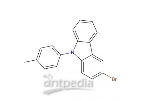 3-溴-9-(对甲苯基)-9H-咔唑，731016-44-7，>97.0%(GC)
