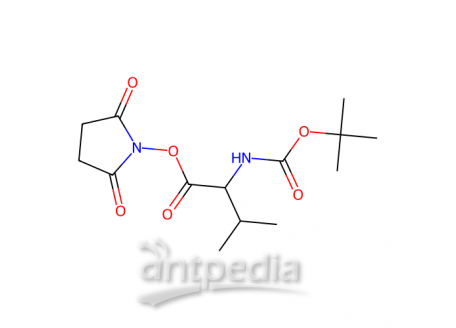 Boc-L-缬氨酸羟基琥珀酰亚胺酯，3392-12-9，≥98%