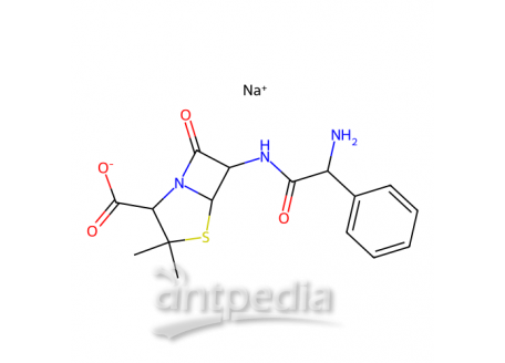 Ampicillin sodium，69-52-3，10mM in DMSO