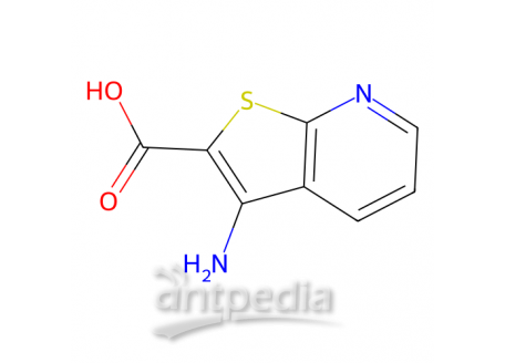3-氨基噻吩并[2,3-b]吡啶-2-羧酸，58327-75-6，95%