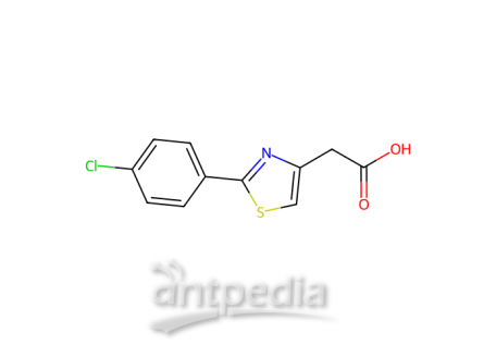 2-[2-(4-氯苯基)-1,3-噻唑-4-基]乙酸，17969-20-9，98%