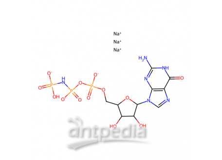 鸟苷5′-[β,γ-亚氨基]三磷酸 三钠盐 水合物，148892-91-5，≥85%