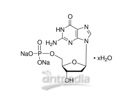 2′-脱氧鸟苷5′-单磷酸 二钠盐 水合物，33430-61-4，98%