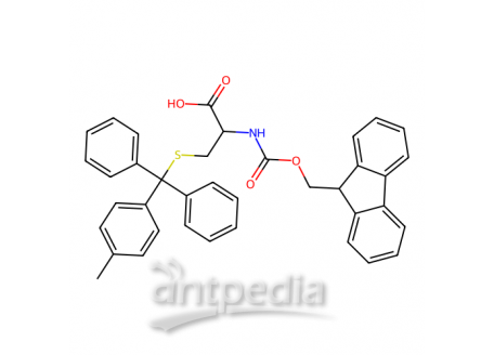 Fmoc-S-4-甲基三苯甲基-L-半胱氨酸，269067-38-1，98%