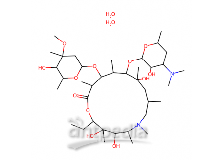 阿奇霉素 二水合物，117772-70-0，10mM in DMSO