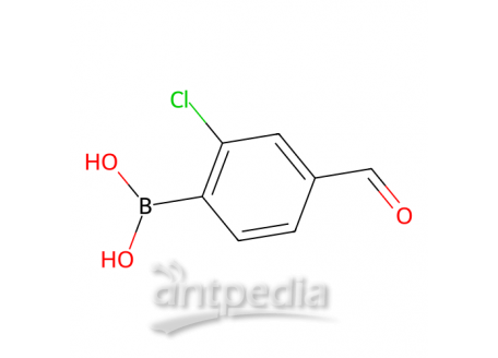 2-氯-4-甲酰基苯基硼酸（含不等量的酸酐），1063712-34-4，98%