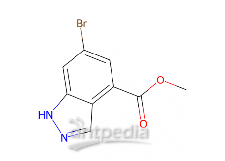 6-溴-1H-吲唑-4-甲酸甲酯，885518-49-0，97%