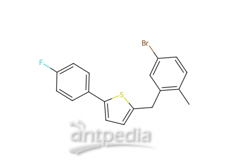 2-(2-甲基-5-溴苄基)-5-(4-氟苯)噻吩，1030825-20-7，>98%