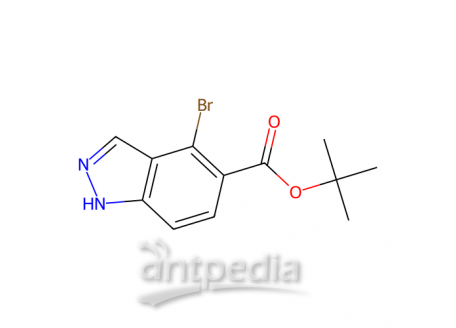 4-溴-1H-吲唑-5-甲酸叔丁基酯，1203662-37-6，97%
