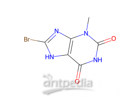 8-溴-3-甲基黄嘌呤，93703-24-3，>98.0%(HPLC)