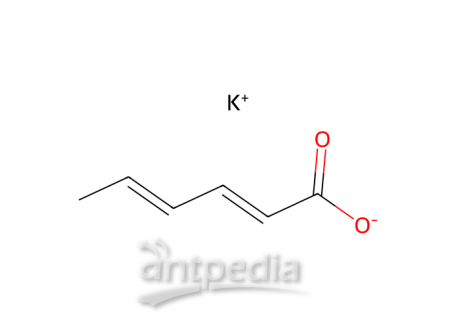 山梨酸钾，24634-61-5，>99.0%(T)