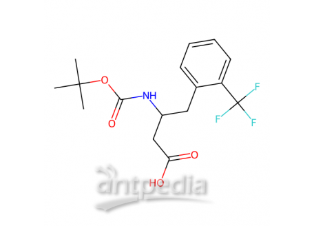 Boc-(S)-3-氨基-4-(2-三氟甲基苯基)-丁酸，270065-74-2，≥98.0%