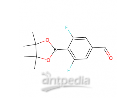 2,6-二氟-4-甲酰基苯基硼酸频哪醇酯，870717-92-3，97%