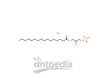 1-棕榈酰基-2-羟基-sn-甘油-3-磷酸酯(钠盐)，17618-08-5，>99%