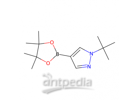 1-(叔丁基)-4-(4,4,5,5-四甲基-1,3,2-二氧硼杂环戊烷-2-基)吡唑，1256359-15-5，97%