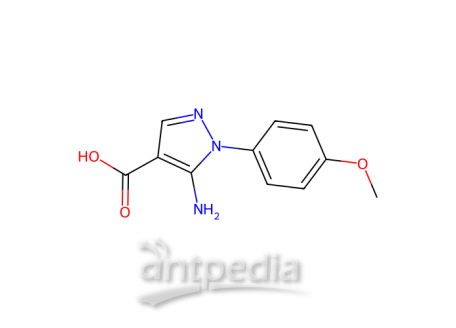 5-氨基-1-(4-甲氧基苯基)-1H-吡唑-4-羧酸，14678-95-6，97%
