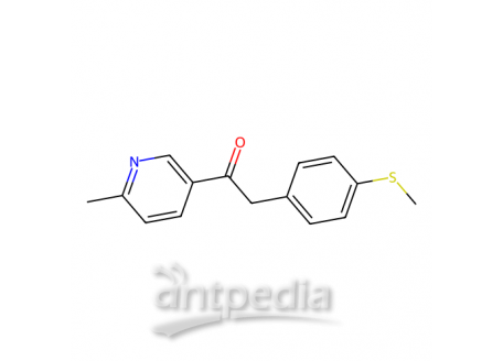 1-(6-甲基-3-吡啶)-2-[4-(甲巯基)苯基]-乙酮，221615-72-1，97%