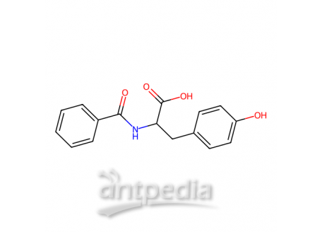 N-苯甲酰-L-酪氨酸，2566-23-6，>98.0%(HPLC)(T)