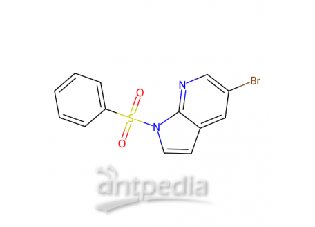 1-(苯磺酰)-5-溴-1H-吡咯并[2,3-b]吡啶，1001070-33-2，98%